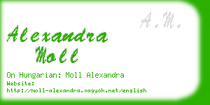alexandra moll business card